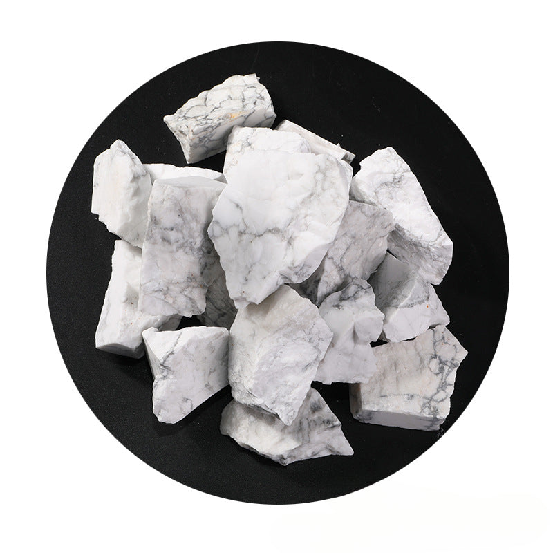 Natural White Turquoise Raw Stone – 2–5cm for Energy Healing
