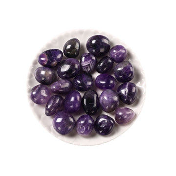 Polished Amethyst Tumbled Stones – 1–3cm Crystal Decor