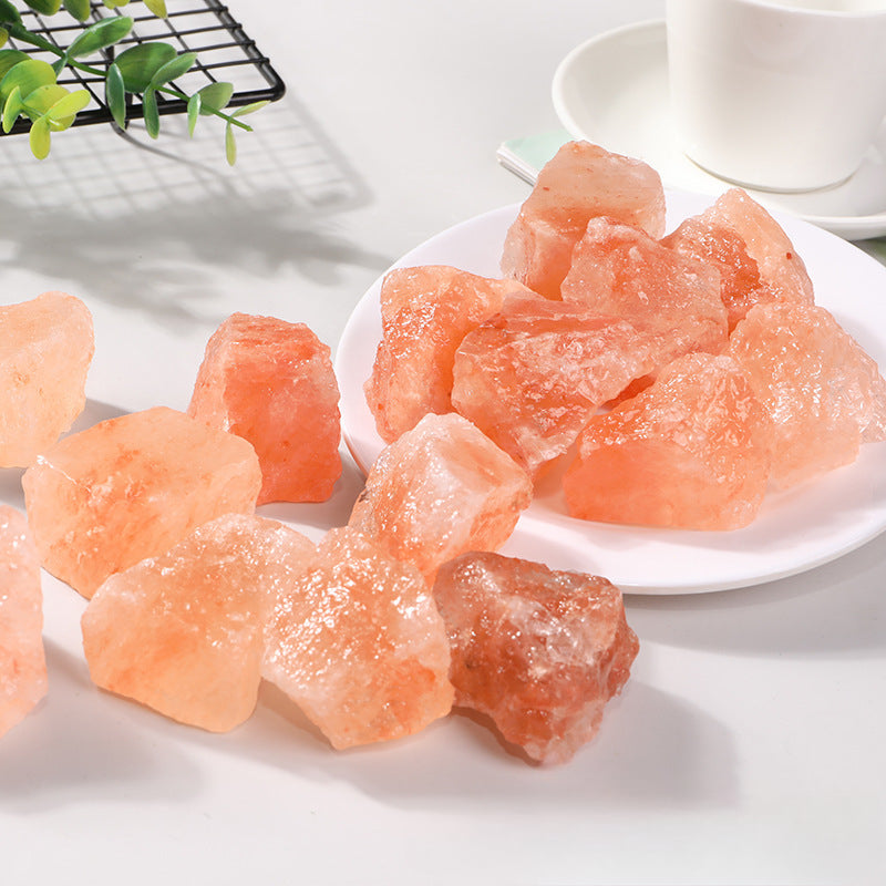 Natural Orange Salt Crystal Raw Stone – 1–5cm for Energy Purification