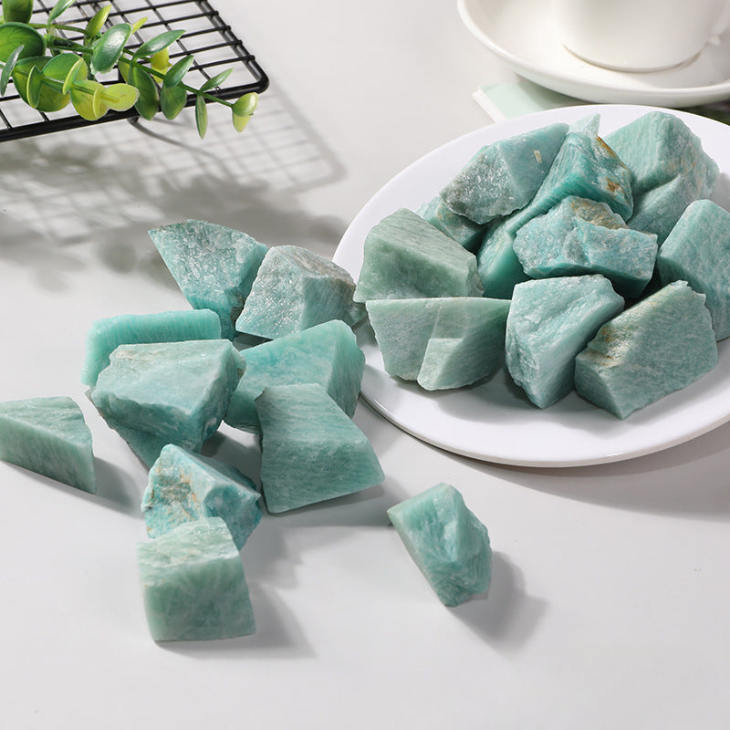 Natural Amazonite Raw Stone – 1–5cm Healing and Communication Crystal
