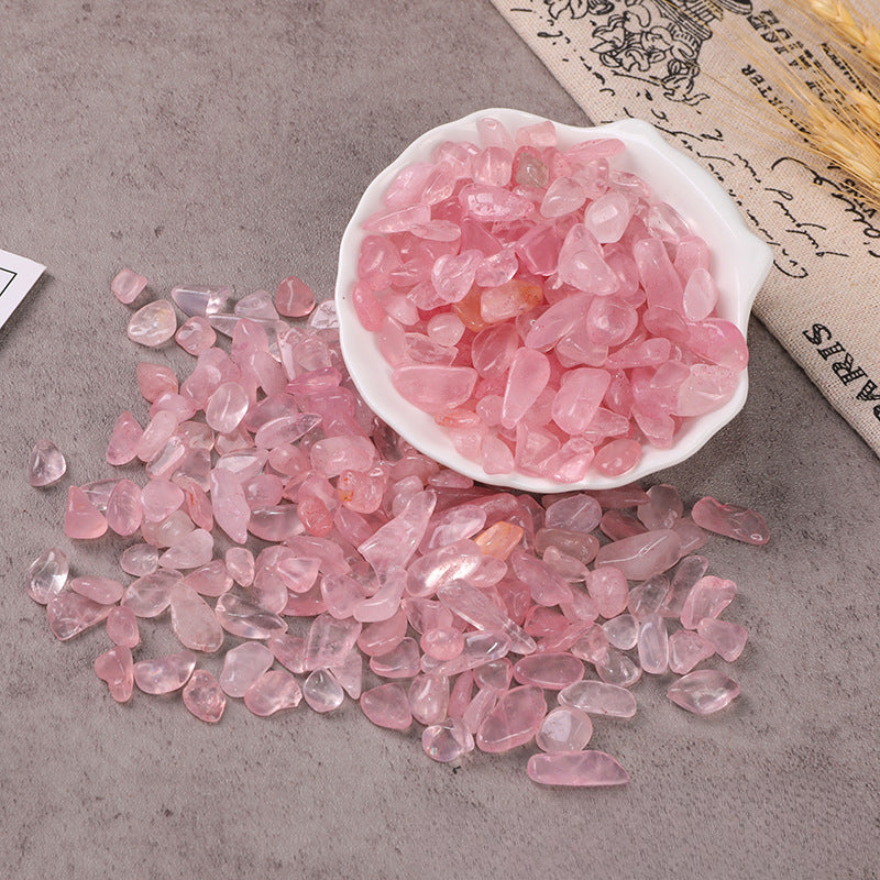 Natural Rose Quartz Crystal Chips – 4–12mm Love & Healing Stones