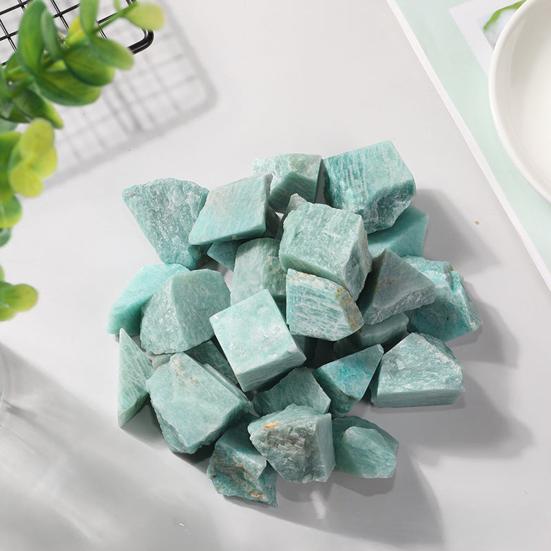 Natural Amazonite Raw Stone – 1–5cm Healing and Communication Crystal