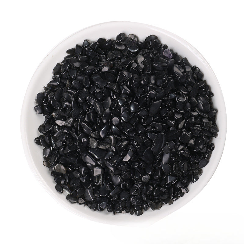 Natural Obsidian Cleansing Stones – 3–12mm Protection and Purification