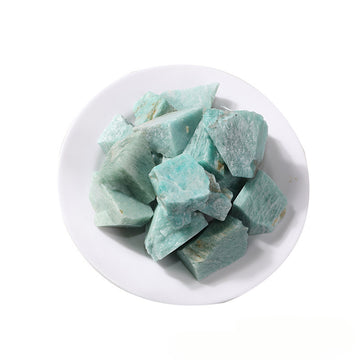Natural Amazonite Raw Stone – 1–5cm Healing and Communication Crystal