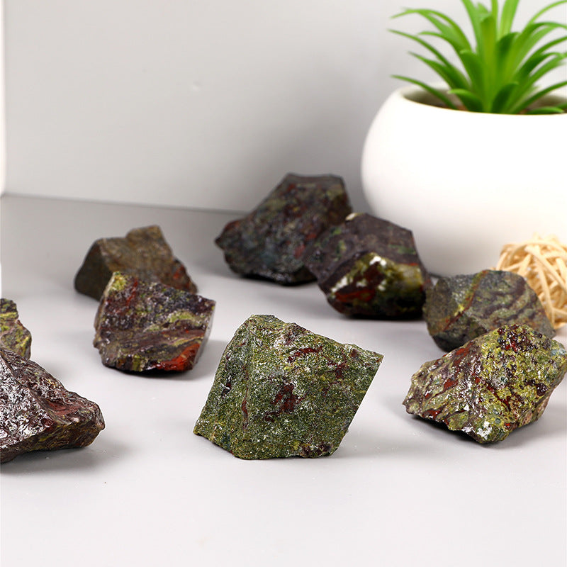 Natural Dragon Blood Stone Raw Stone – 2–5cm Vitality and Courage Crystal