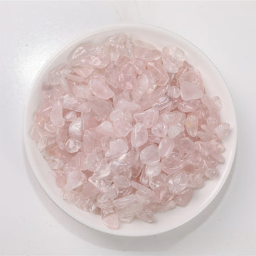 Rose Quartz Crystal Chips