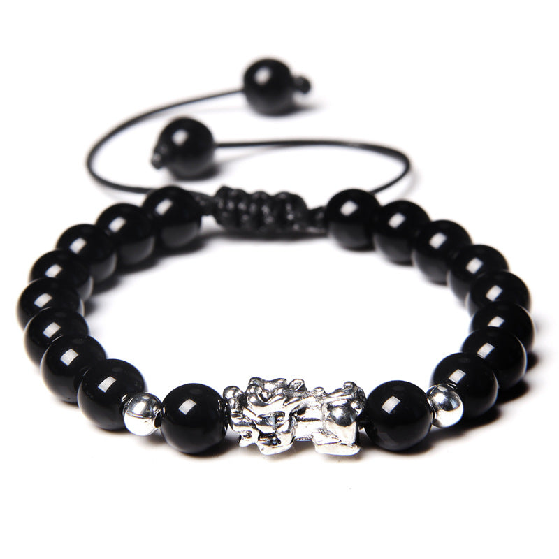 Pi Xiu Wealth Bracelet – Adjustable Braided Stone Gift for Him