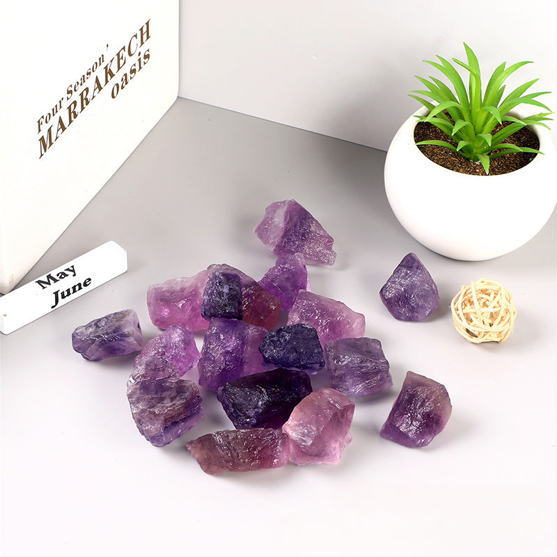 Natural Purple Fluorite Raw Stone – 1–5cm for Spiritual Clarity