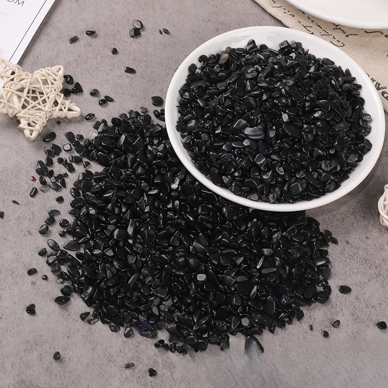 Natural Obsidian Cleansing Stones – 3–12mm Protection and Purification