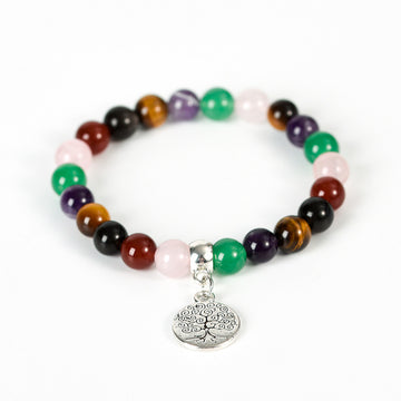 Seven-Pulse Crystal Bracelet
