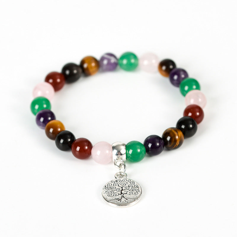 Seven-Pulse Crystal Bracelet