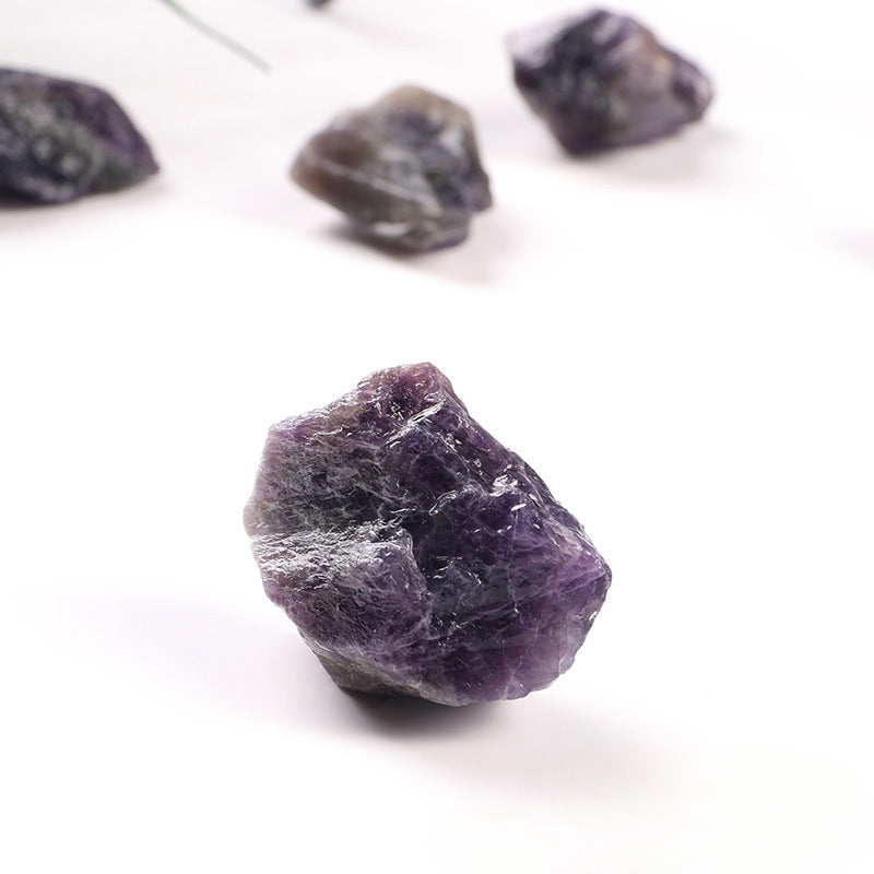 Natural Deep Amethyst Raw Stone – 1–5cm Spiritual and Protective Crystal