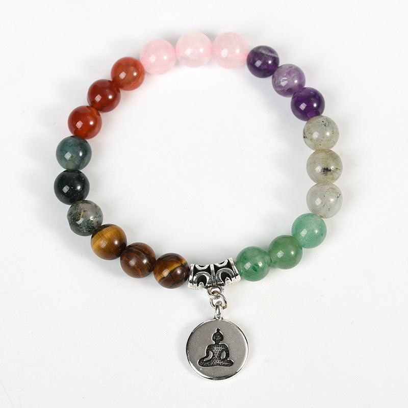 Seven-Pulse Crystal Bracelet
