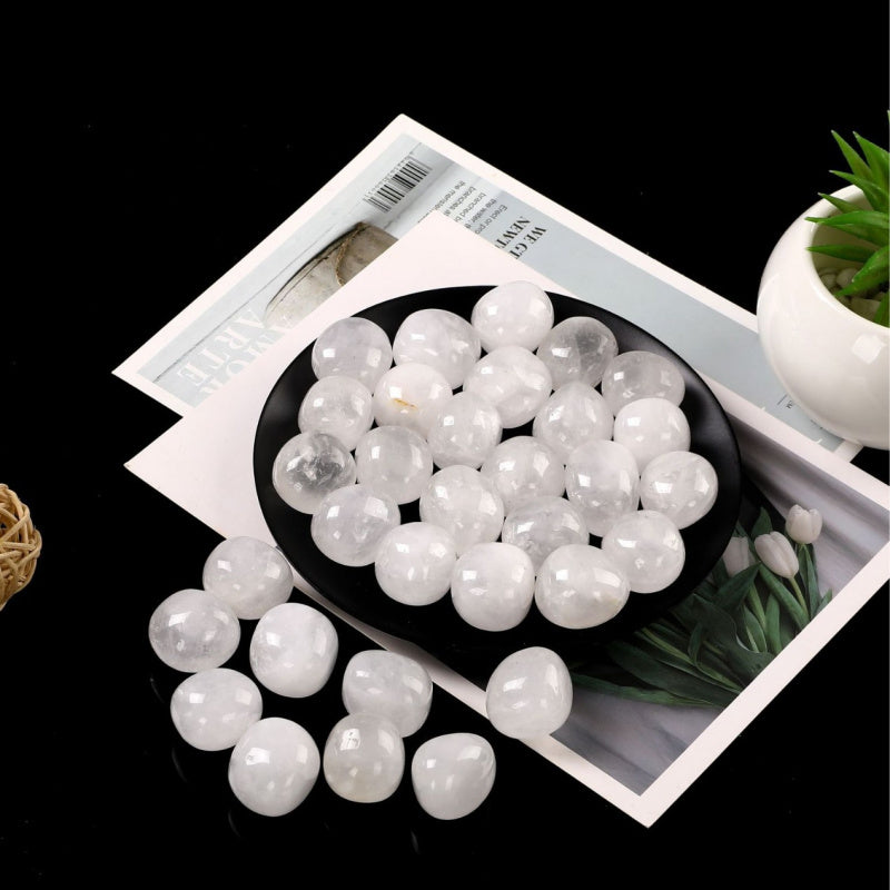 Polished Clear Quartz Tumbled Stones – 2–4cm Aroma Crystals