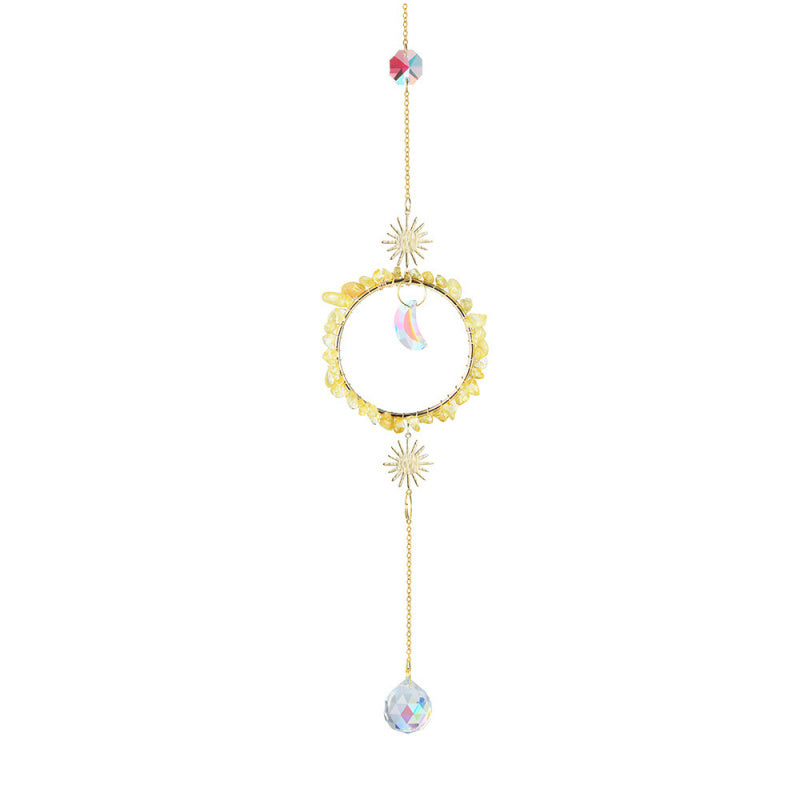 Rainbow Garden Crystal Sun Catcher – 40cm Hanging Decor