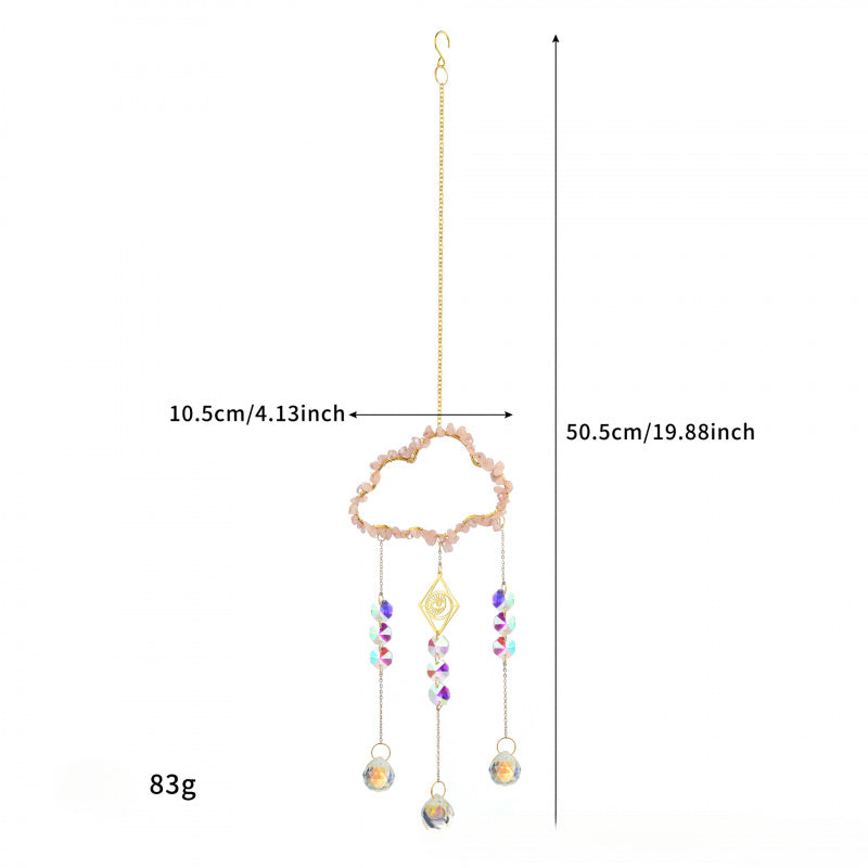 Cloud Crystal Sun Catcher Wind Chime – Hanging Window Decor