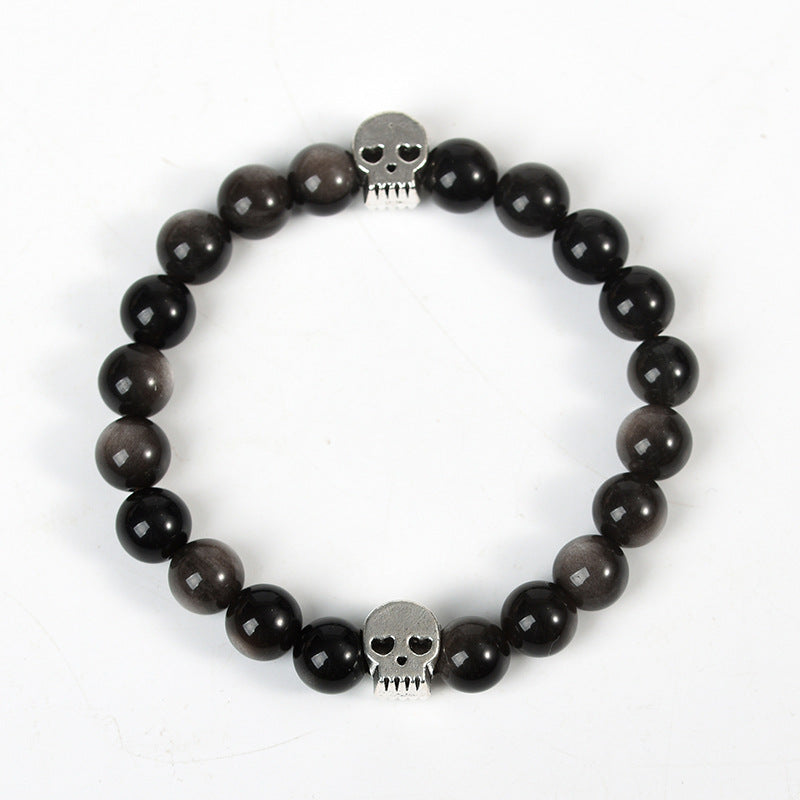 Natural Obsidian Crystal Bracelet | Guardian and Grounding