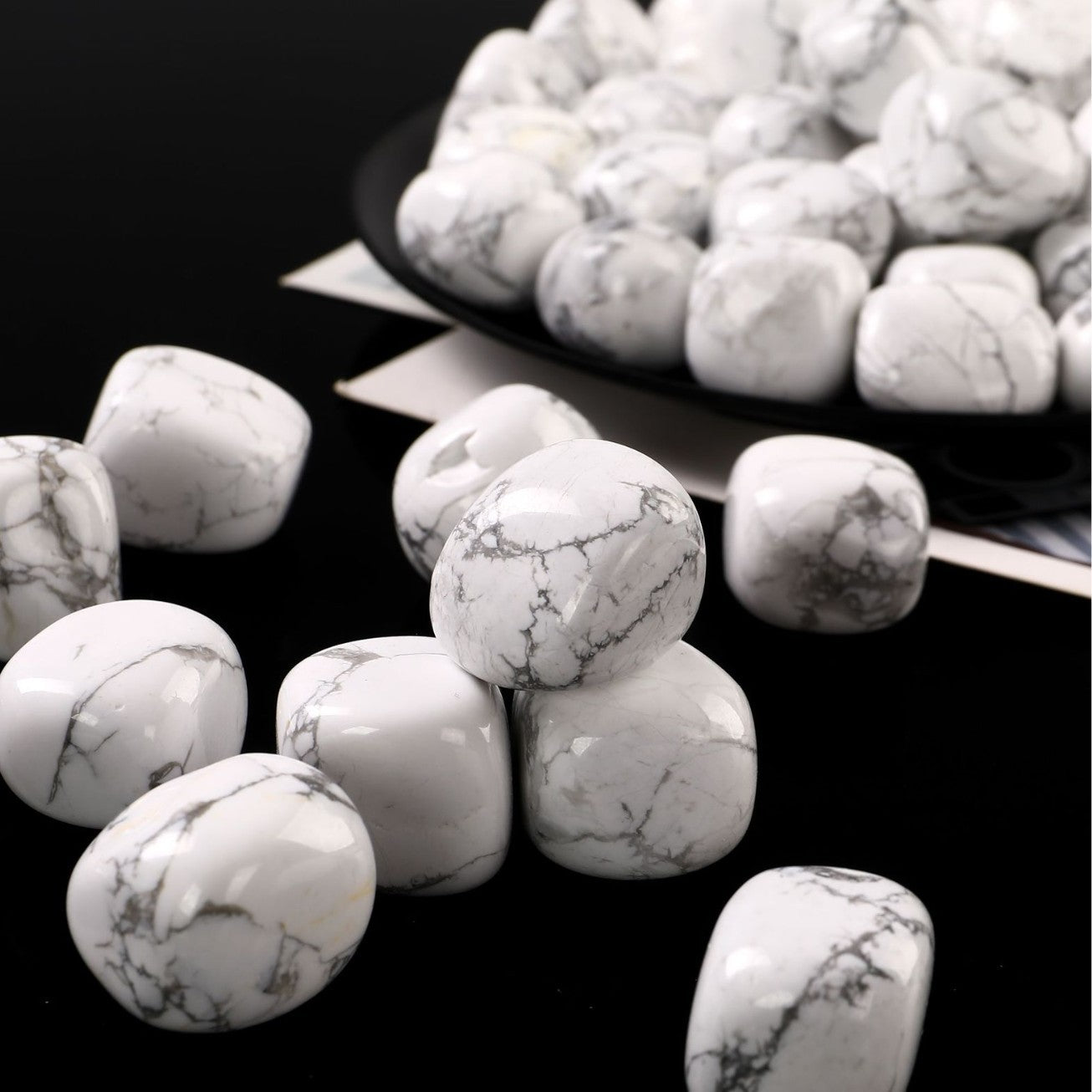 White Turquoise Tumble Stone – 2–4cm for Energy Healing and Calm