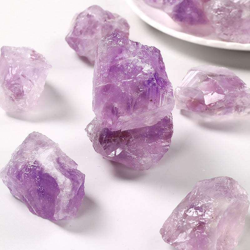 Natural Light Purple Raw Stone – 1–5cm for Calm and Spiritual Growth