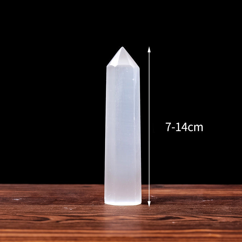 Natural Moroccan Selenite Wand