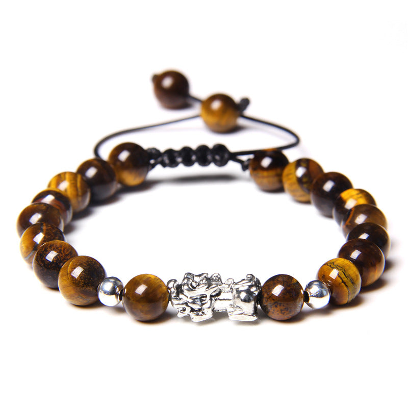Pi Xiu Wealth Bracelet – Adjustable Braided Stone Gift for Him