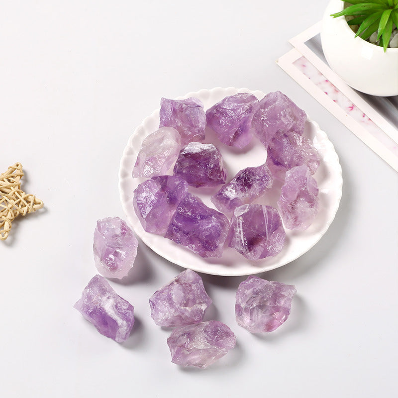 Natural Light Purple Raw Stone – 1–5cm for Calm and Spiritual Growth