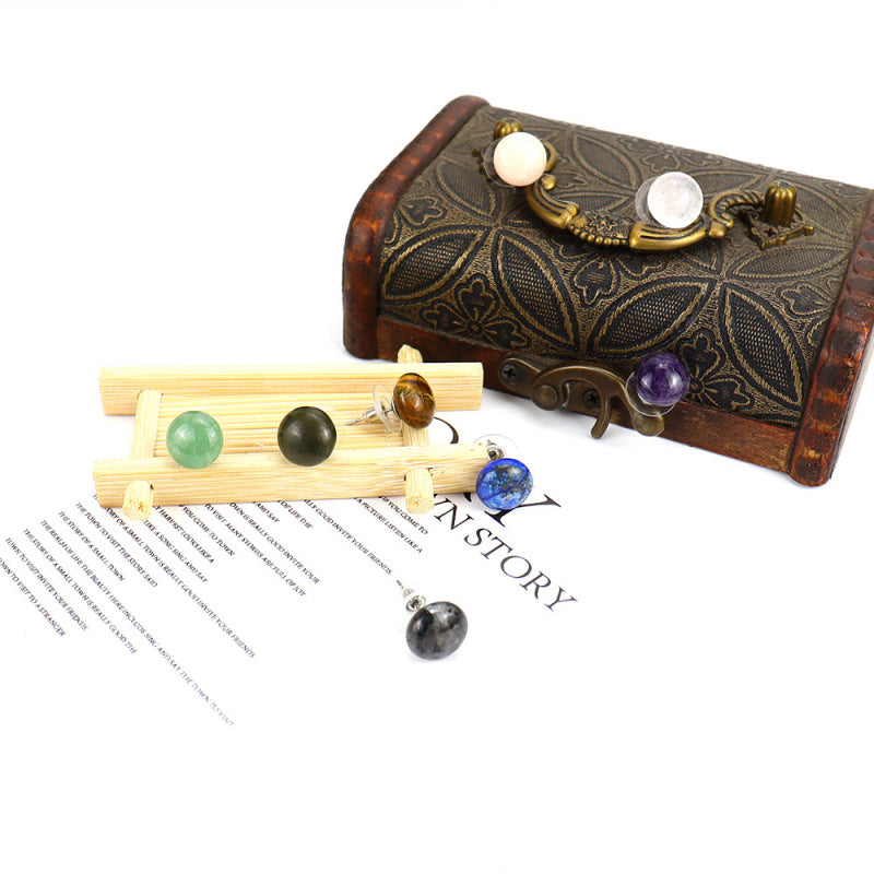 Bead Stud Earrings E45