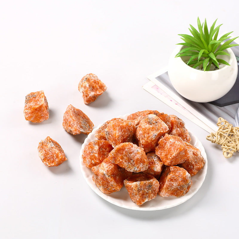 Natural Sunstone Raw Stone – 1–5cm for Energy and Creativity