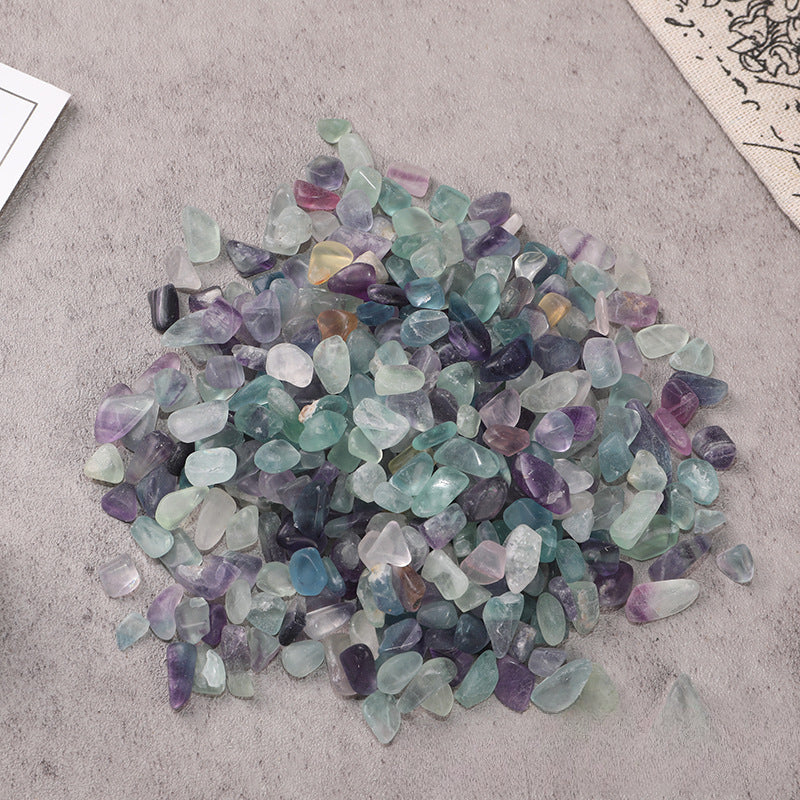 Natural Rainbow Fluorite Raw Stones – 2–9mm Cleansing & Decor