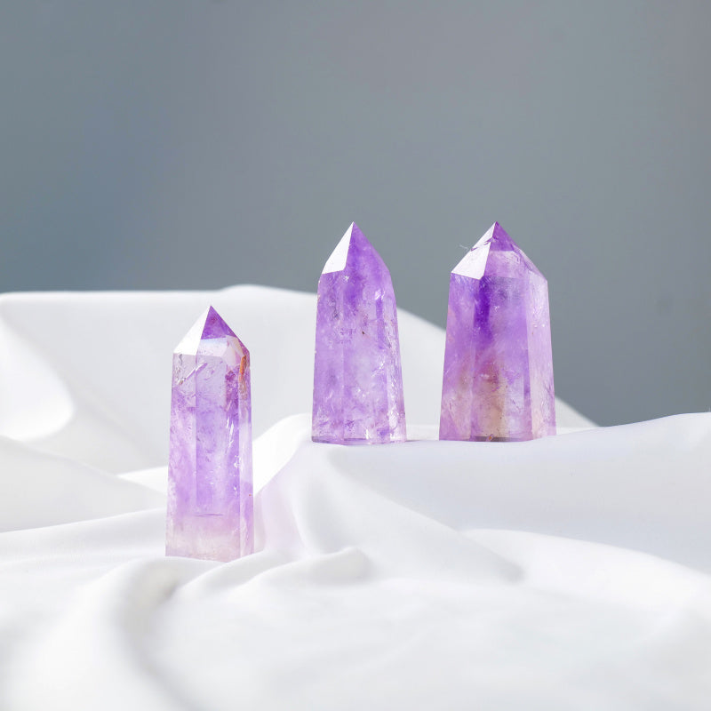 Natural Brazilian Amethyst Single-Terminated Crystal Point