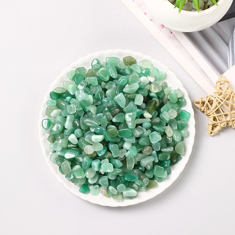 Green Aventurine Crystal Chips – 3–12mm Cleansing Stones