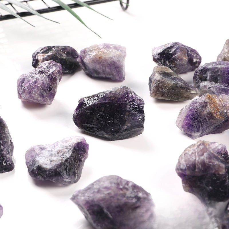 Natural Deep Amethyst Raw Stone – 1–5cm Spiritual and Protective Crystal