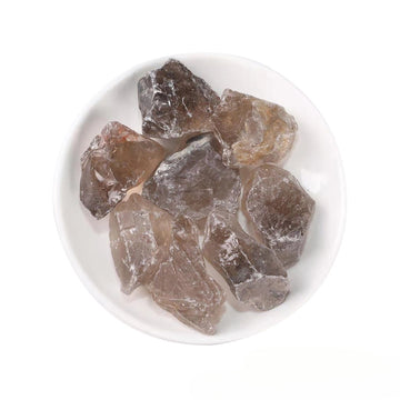 Factory in Stock Tea Crystal Rough Stone Aromatherapy Fragrant Stone Citrine Gravel Landscape Fish Tank Decorative Stone Crystal Ore