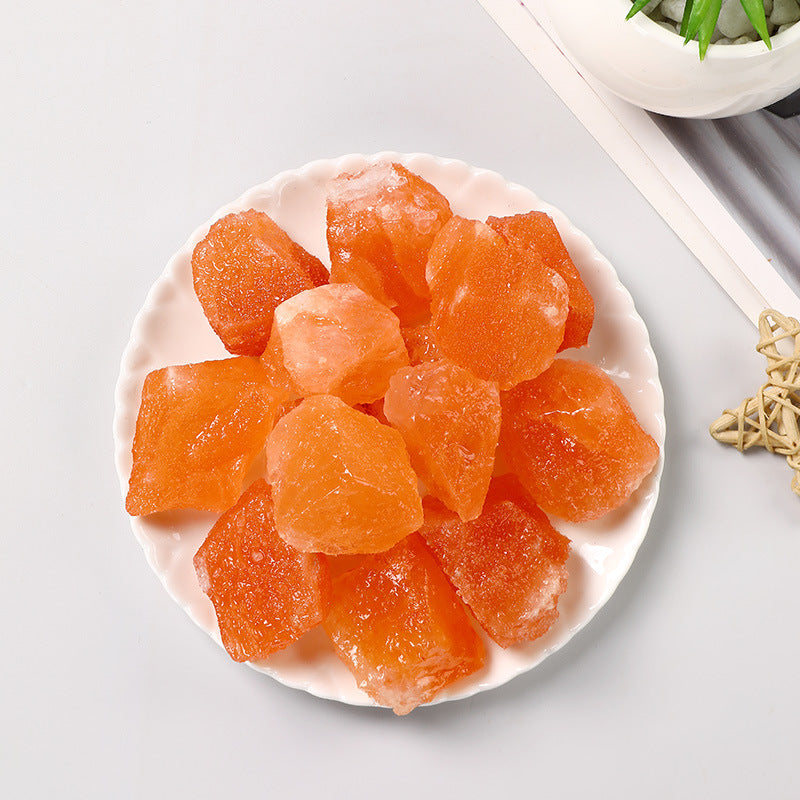 Natural Orange Salt Crystal Raw Stone – 1–5cm Healing and Calming Crystal