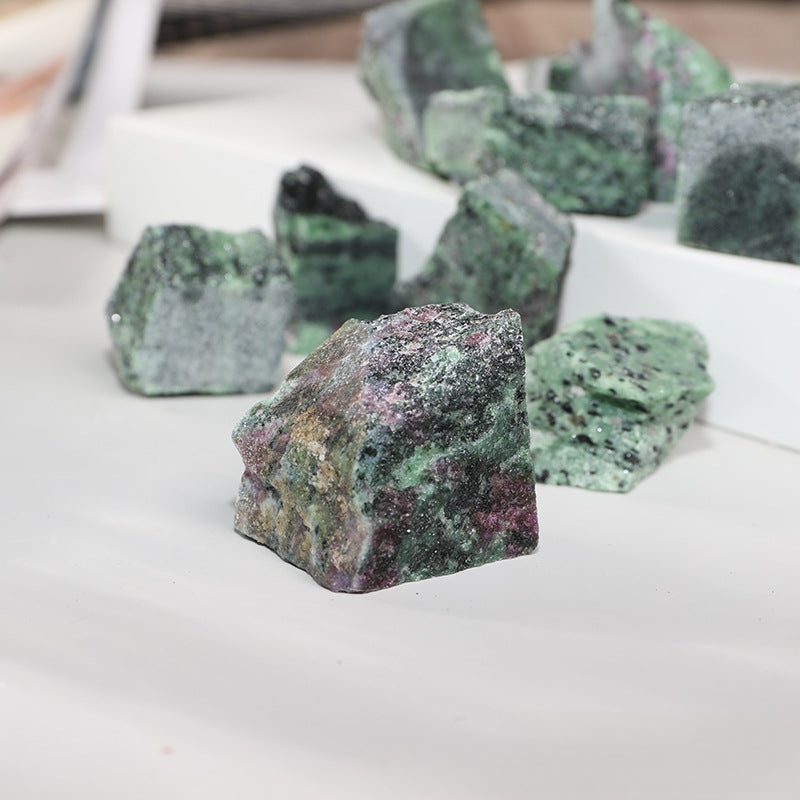 Raw Green Quartz Crystal Chips