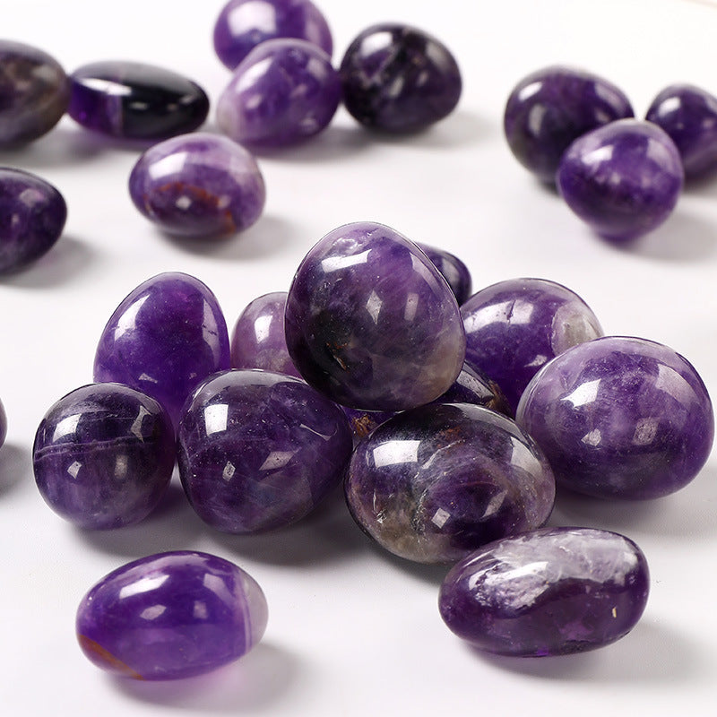 Polished Amethyst Tumbled Stones – 1–3cm Crystal Decor