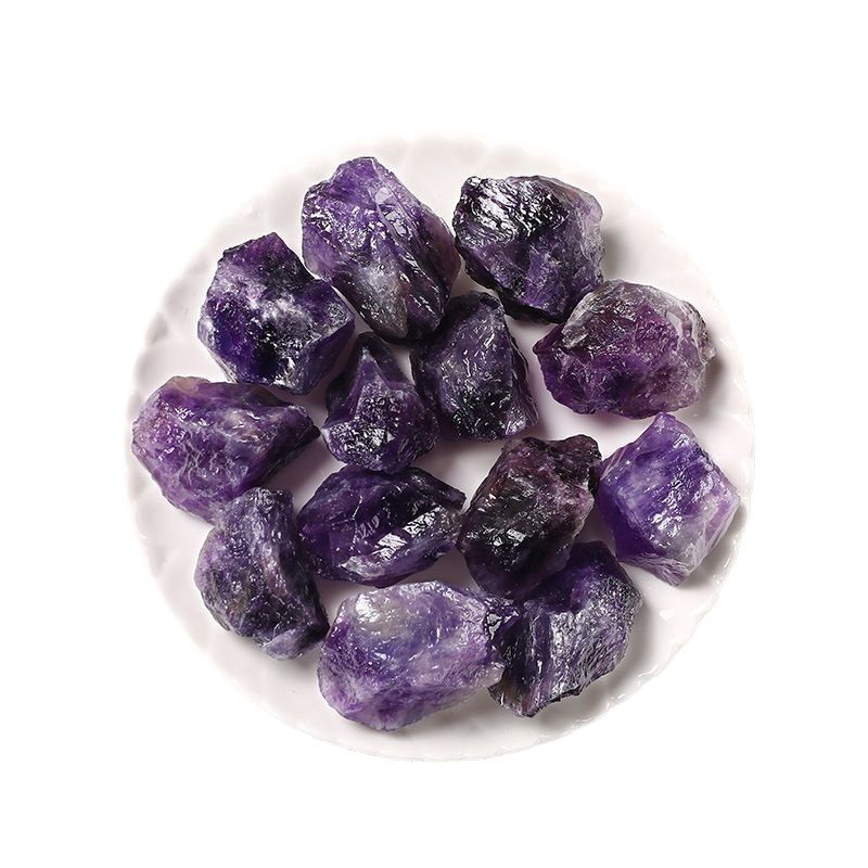 Raw Deep Amethyst Crystals – Natural Stone 1–5cm for Healing & Decor