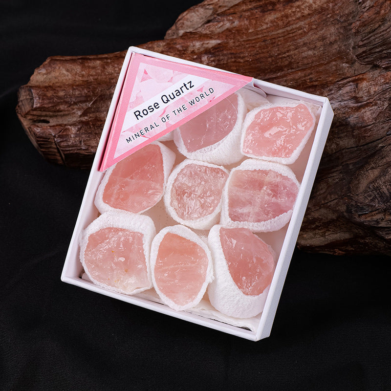 Mystic Crystal Treasure Box – Amethyst, Prophecy Stone & Geode Set