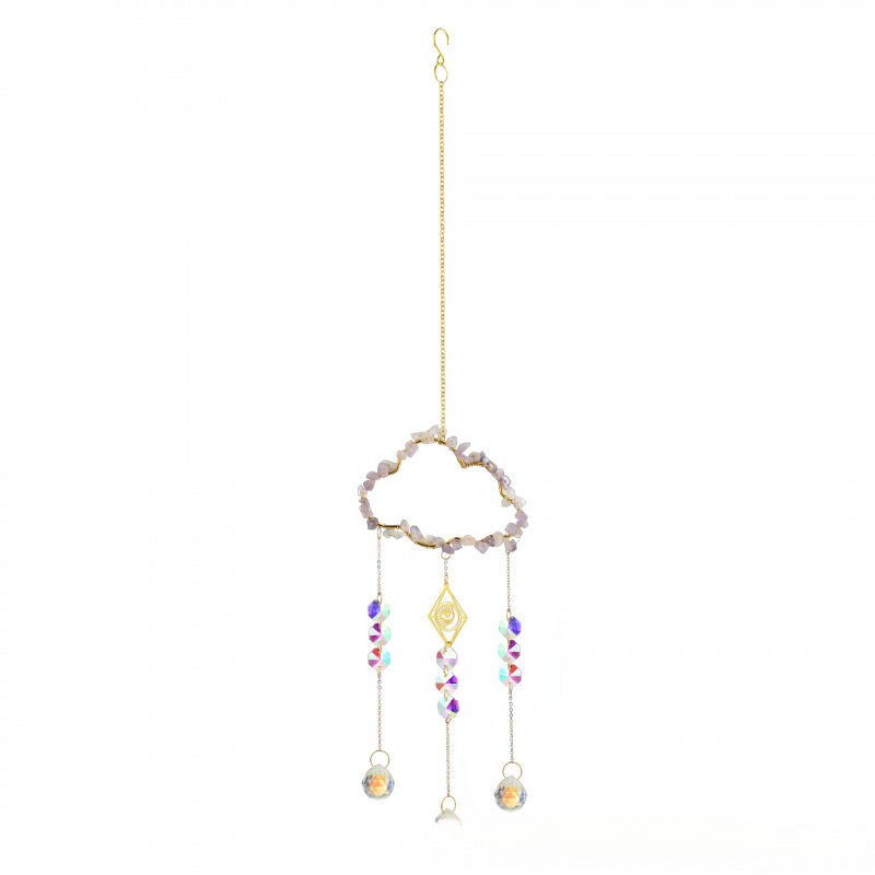 Cloud Crystal Sun Catcher Wind Chime – Hanging Window Decor