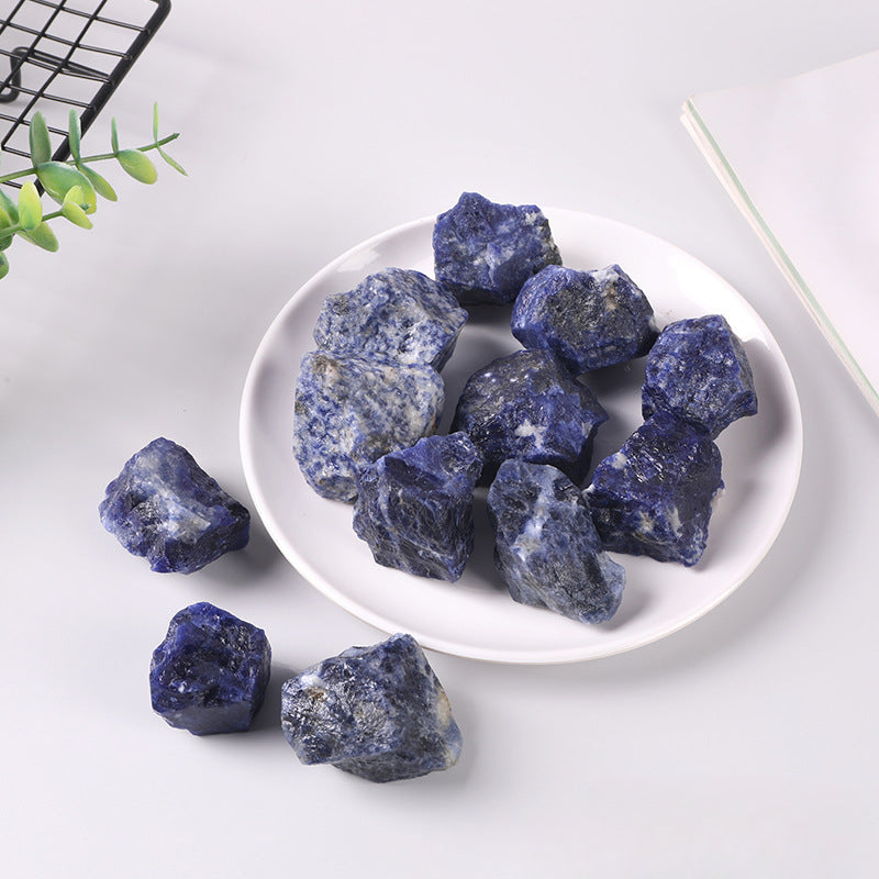 Natural Blue Lace Agate Raw Stone
