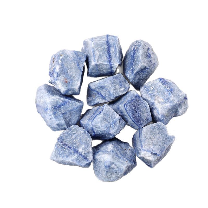 Natural Blue Dongling Jasper Raw Stone – 1–5cm Healing and Calming Crystal