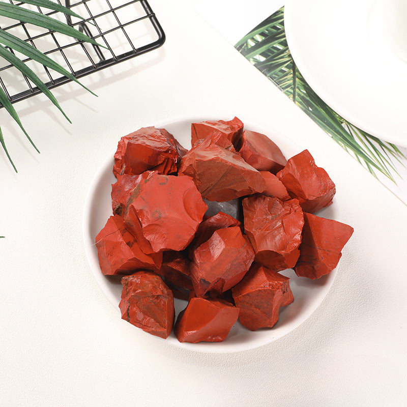Natural Red Jasper Raw Stone – 2–4cm Grounding and Strength Crystal