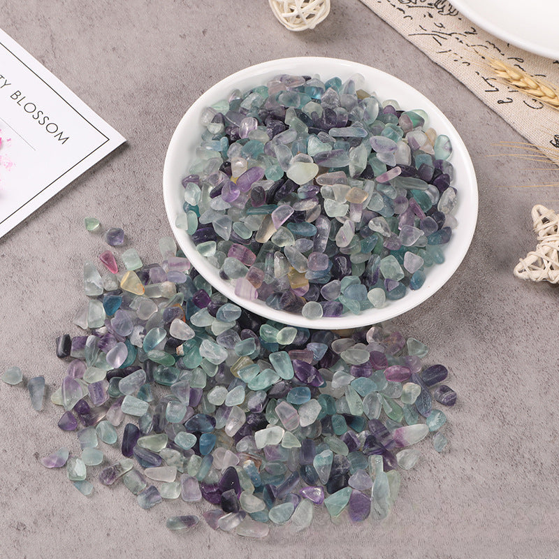 Natural Rainbow Fluorite Raw Stones – 2–9mm Cleansing & Decor