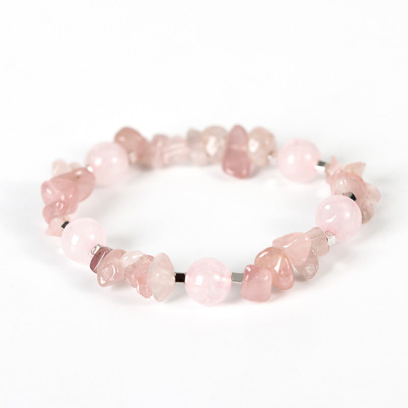 Natural Crystal Broken Beads Bracelet