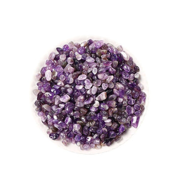 Natural Amethyst Crystal Chips – 3–12mm Cleansing Stones