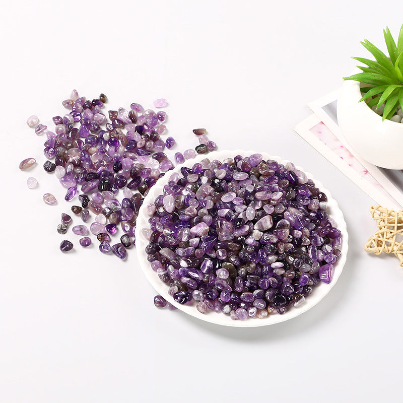 Natural Amethyst Crystal Chips – 3–12mm Cleansing Stones