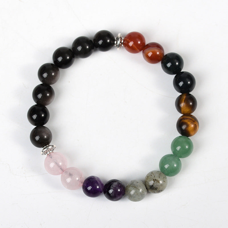 Seven-Pulse Crystal Bracelet