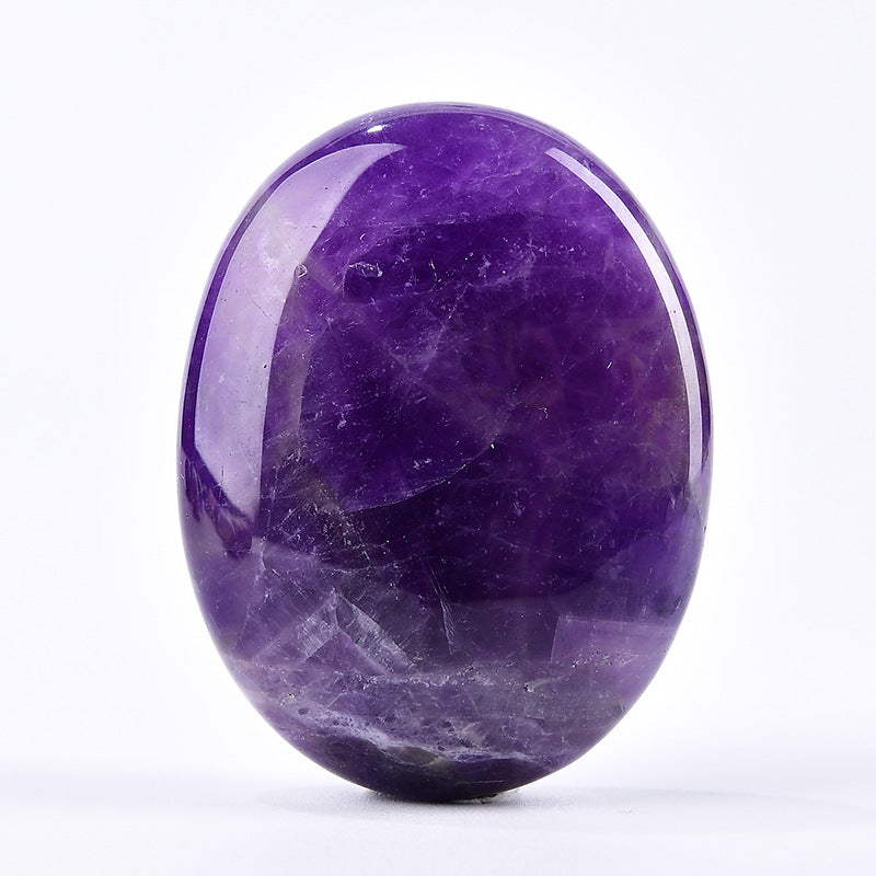 Natural Crystal Palm Stone – Spa Massage & Energy Healing Tool