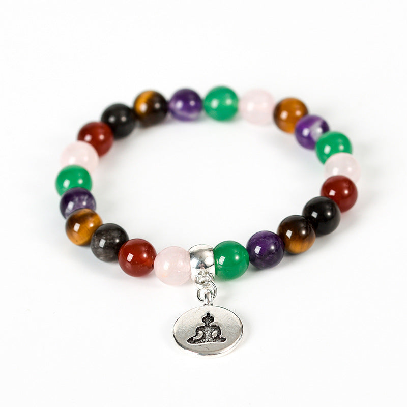Seven-Pulse Crystal Bracelet
