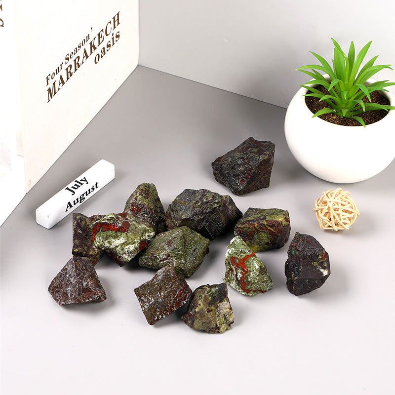 Natural Dragon Blood Stone Raw Stone – 2–5cm Vitality and Courage Crystal
